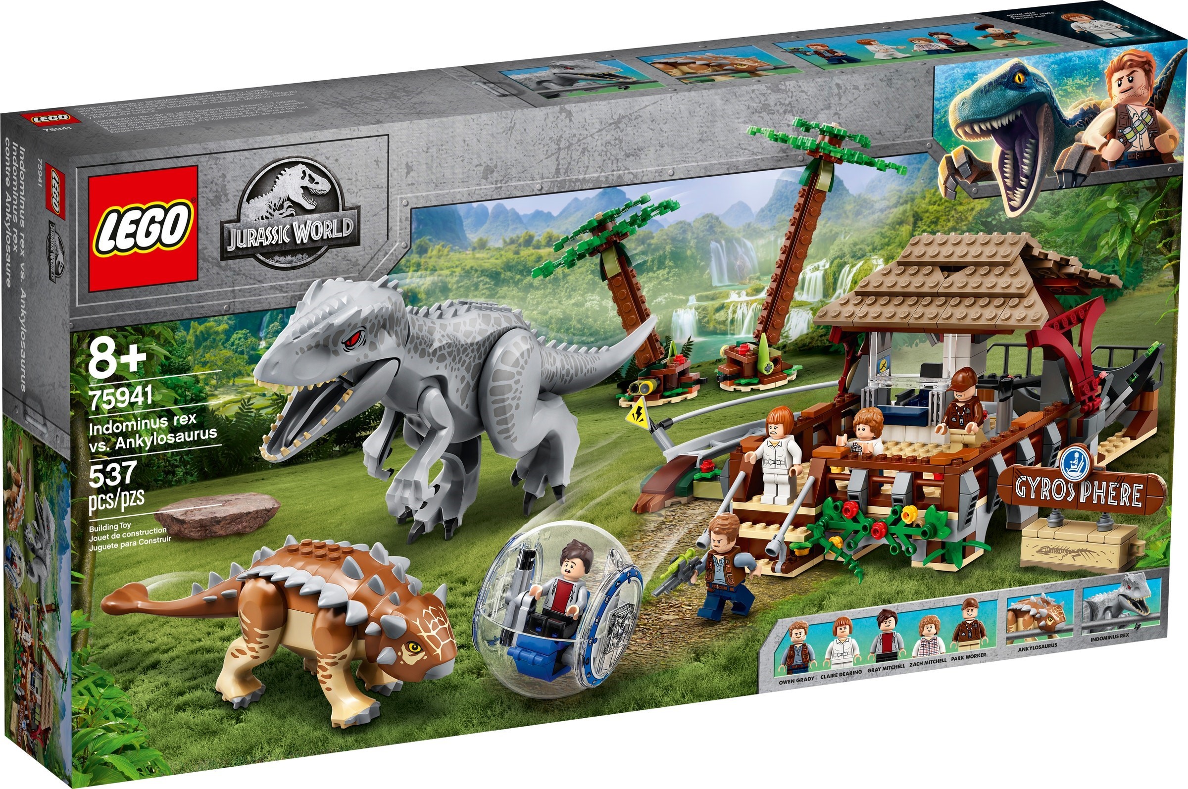 Lego Jurassic World Indominus Rex Vs Ankylosaurus Klickbricks