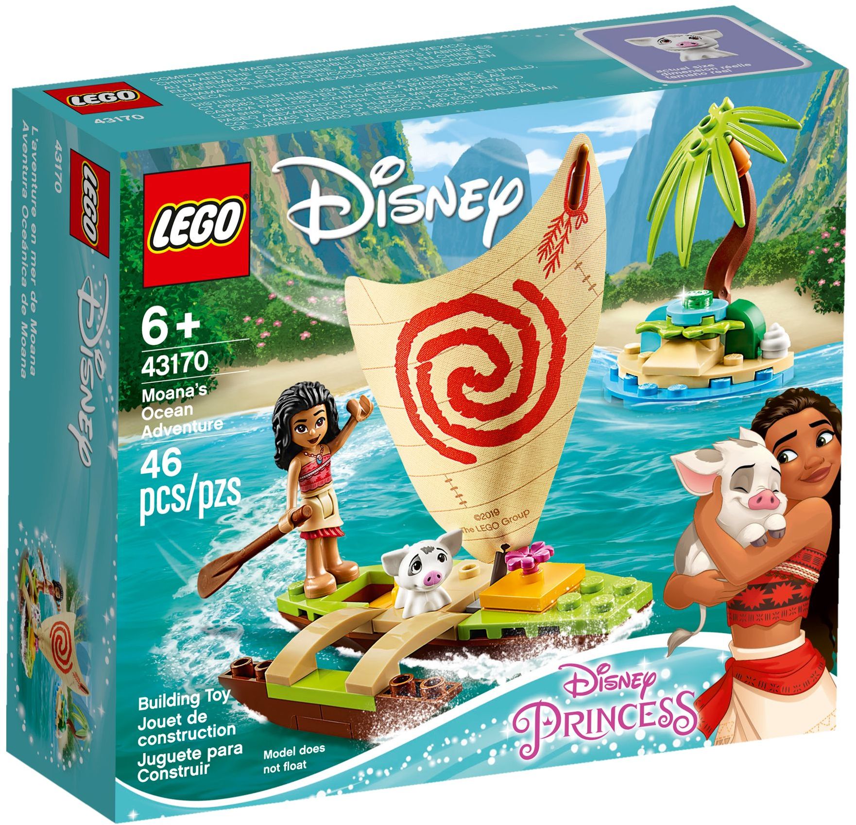 43170 Lego® Disney Moanas Ocean Adventure Vaianas Boot Klickbricks 8823